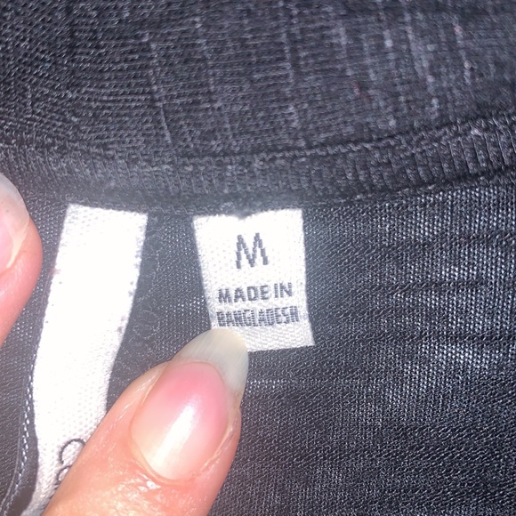 Calvin Klein Jeans open cardigan sweater M black - Picture 5 of 8